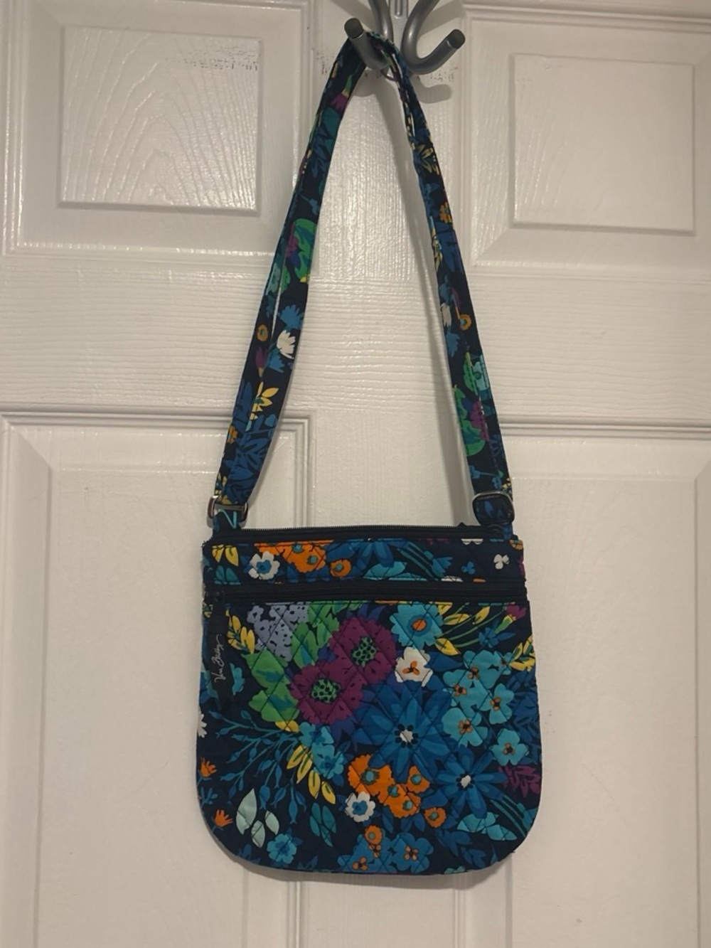 Vera Bradley midnight Blues Double Zip Hipster